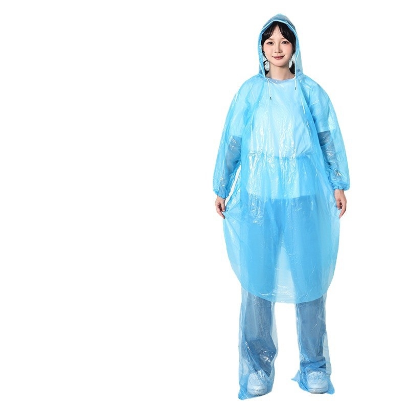 Jednokratna kabanica za kišu, jedinstven dizajn, za outdoor rafting – unisex, standardne debljine