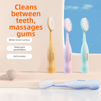 MY Οδοντόβουρτσα με Μεγάλη Κεφαλή, Ultra-fine Μαλακές Τρίχες, Υλικό: PP + άμυλο καλαμποκιού, Για Οδοντική Υγιεινή, Διάρκεια Ζωής 36 Μήνες