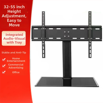 Držiak na televízor pre smart televízory, studená valcovaná oceľ, hmotnosť 10 kg, model 65