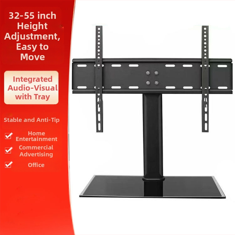 Držiak na televízor pre smart televízory, studená valcovaná oceľ, hmotnosť 10 kg, model 65