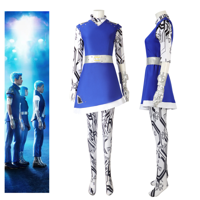 Zombie College cosplay kostim za scenu, unisex, tkanina od sintetičkih vlakana u smjesi (60% poliester u dva glavna materijala), ljeto 2023