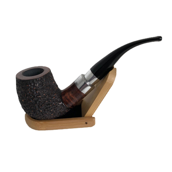 Pipa od Heatherwood s dvostruko metalnim ukrasnim prstenom