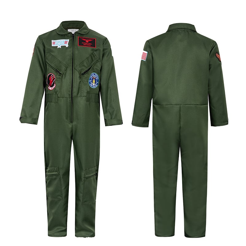 Cosplay pilotski set za unisex, poliester, ljeto 2025, za osobe mlađe od 17 godina — scenski kostim za igru uloga