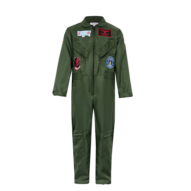 Cosplay pilotski set za unisex, poliester, ljeto 2025, za osobe mlađe od 17 godina — scenski kostim za igru uloga