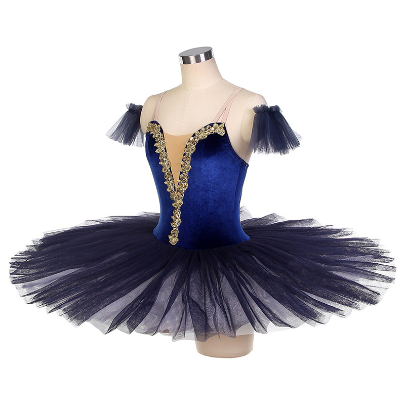 Dječja baletna haljina za scenske nastupe Swan Lake, bez rukava, s trakama, 95% elastan, mekan tretman tkanine, za djecu 3–8 godina