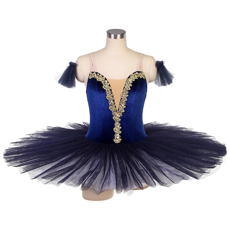 Dječja baletna haljina za scenske nastupe Swan Lake, bez rukava, s trakama, 95% elastan, mekan tretman tkanine, za djecu 3–8 godina