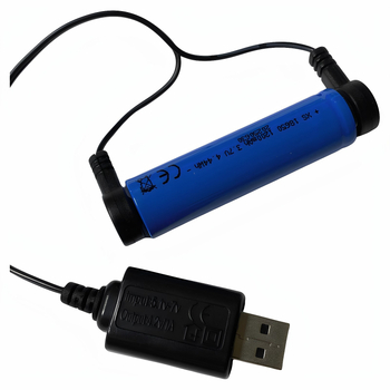 Magnetski USB kabel za punjenje Li-ion baterije 3.7V (18650) za električne igračke pištolje — ulaz 5V, izlaz 4.2V 1A