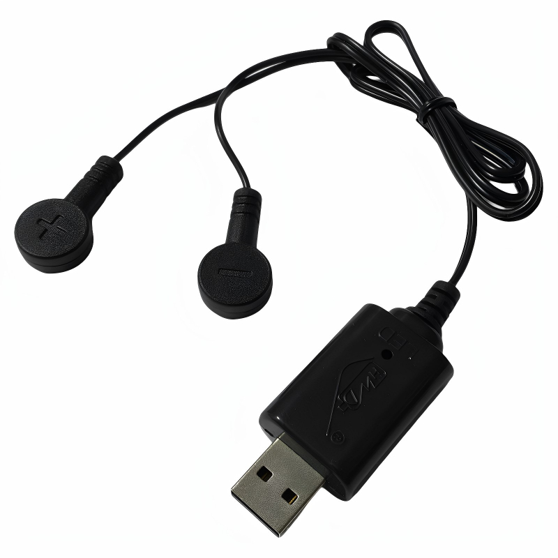 Magnetski USB kabel za punjenje Li-ion baterije 3.7V (18650) za električne igračke pištolje — ulaz 5V, izlaz 4.2V 1A