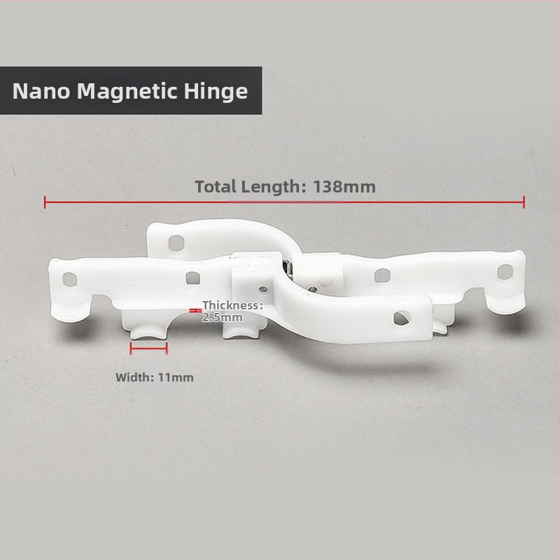 Magnetická koliesko k závesovej koľajnici z nehrdzavejúcej ocele, vhodná pre rovné aj zakrivené koľajnice, moderný minimalistický dizajn