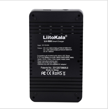 Liitokala Lii-500 četveroslotni punjač baterija s mjerenjem kapaciteta za 18650/26650