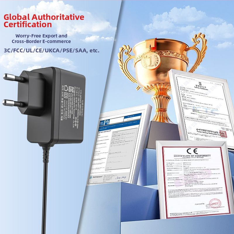 KC certificirani litij-ionski punjač — izlazi: 12.6V1A, 16.8V1A, 4.2V1A, 4.2V2A, 8.4V2A; ulaz AC100-240V