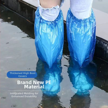 Jednorazové PE návleky na topánky, jednoduchý štýl, bez loga, bez prispôsobovania