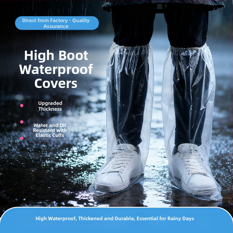 Jednorazové PE návleky na topánky, jednoduchý štýl, bez loga, bez prispôsobovania