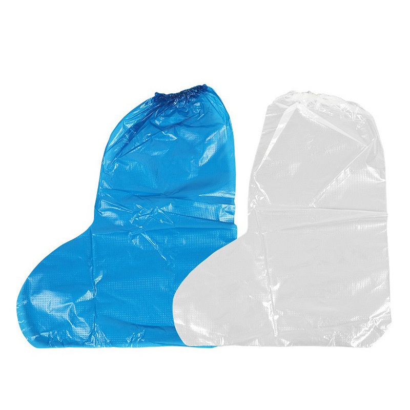 Κάλυμματα παπουτσιών μίας χρήσης από PE, απλός σχεδιασμός, χωρίς λογότυπο, χωρίς εξατομίκευση