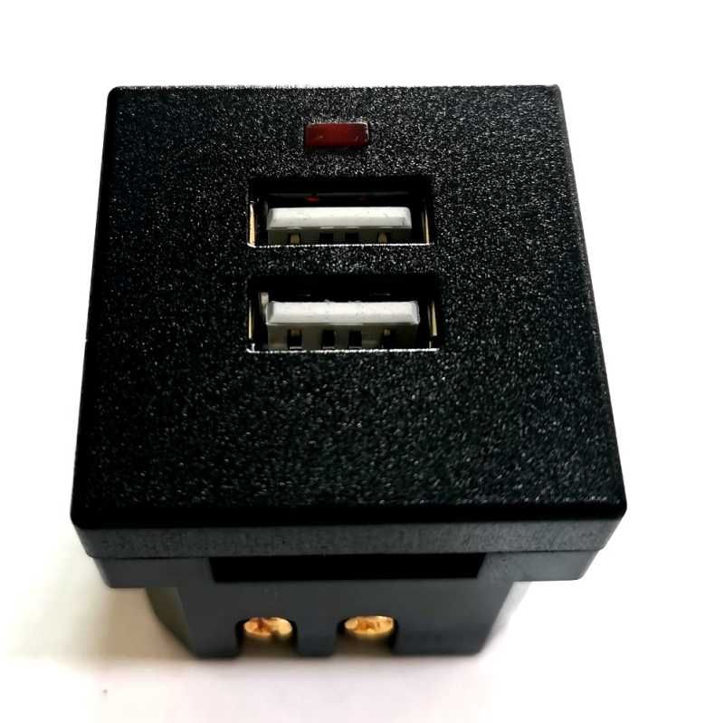 WMZDGH Dvostruki USB punjač za mobitel, Izlaz 5V 2.1A, Ulaz 60-240V, USB power supply serija