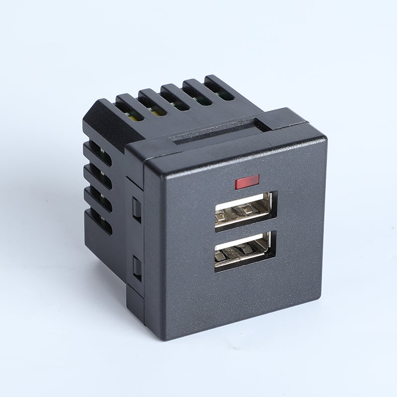 WMZDGH Dvostruki USB punjač za mobitel, Izlaz 5V 2.1A, Ulaz 60-240V, USB power supply serija