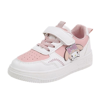 Παιδικά αθλητικά παπούτσια για όλες τις εποχές, PU επάνω μέρος, διαπνέον, αντιολισθητική σόλα από καουτσούκ, μπροστινό δέσιμο με κορδόνια, unisex