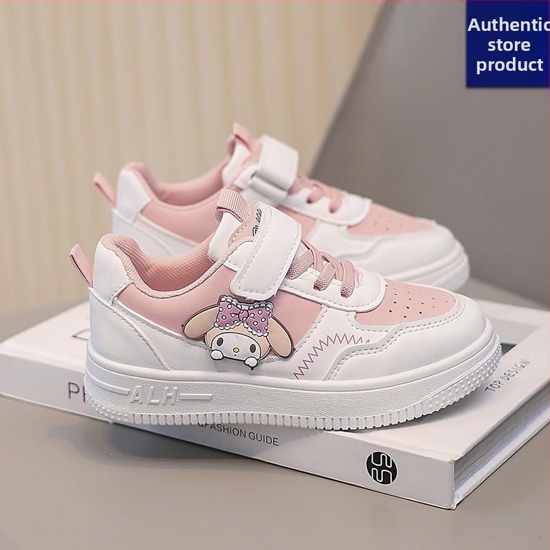 Παιδικά αθλητικά παπούτσια για όλες τις εποχές, PU επάνω μέρος, διαπνέον, αντιολισθητική σόλα από καουτσούκ, μπροστινό δέσιμο με κορδόνια, unisex