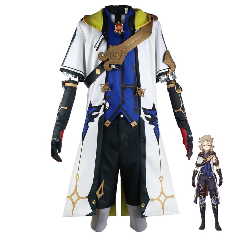 Cosplay kostim Albedo – Tema viteza, Unisex, mekani materijal, glavni materijal 50%, sekundarni materijal 20%, etiketa s ovratnikom