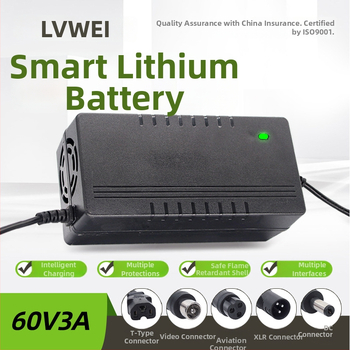 Punjač litijevih baterija LV60V3A 3A Brzo punjenje 67.2V/71.4V, 220V AC