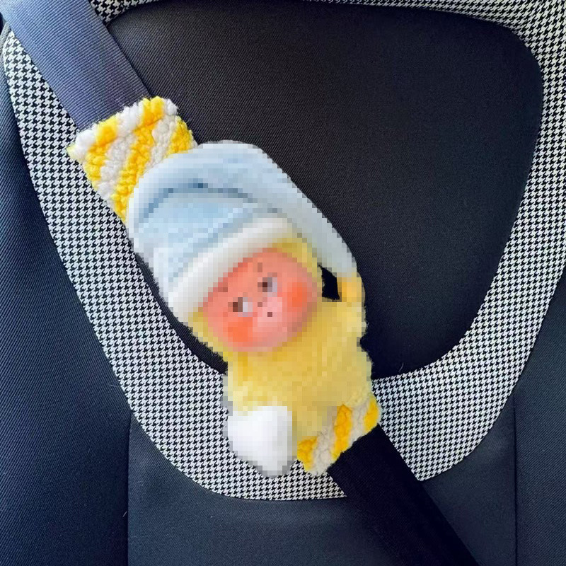 Jastučić za sigurnosni kaiš automobila, mekani unutarnji dekorativni dodatak, otporan na abraziju s ljepilnim dizajnom