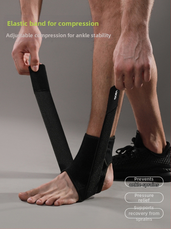 VBOSI глезенна ортеза за спортове, дишаща защита, полиестерни влакна, подходяща за баскетбол, колоездене и бягане