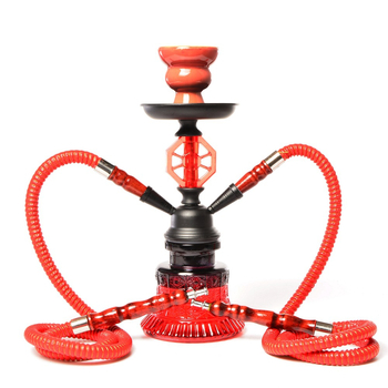 Hookah készlet dupla üvegcsővel, Cesar 019-mz729, szélálló, modern minimalist stílus