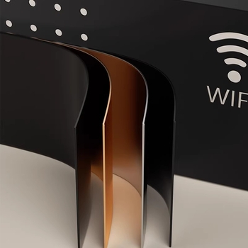 WiFi Router tároló doboz kábelkezeléssel — falra szerelt, fém, 1 réteg