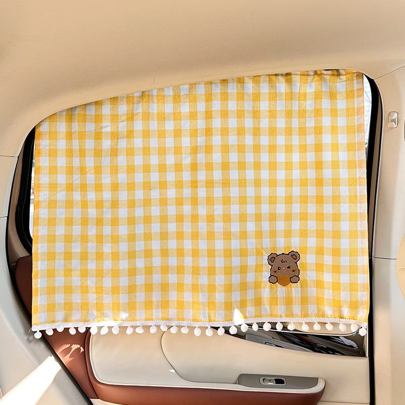 Feather Κουρτίνα ηλιοπροστασίας αυτοκινήτου για παιδιά – Βαμβάκι, Διαφανής τύπος, Κρεμαστή, Συμβατό με όλα τα μοντέλα, Διαθέσιμη προσαρμογή