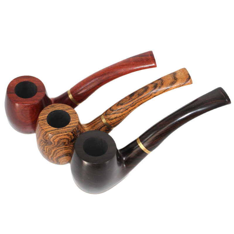 Pipă din lemn - lucrată manual, din lemn masiv, stil clasic cu filtru, personalizabilă
