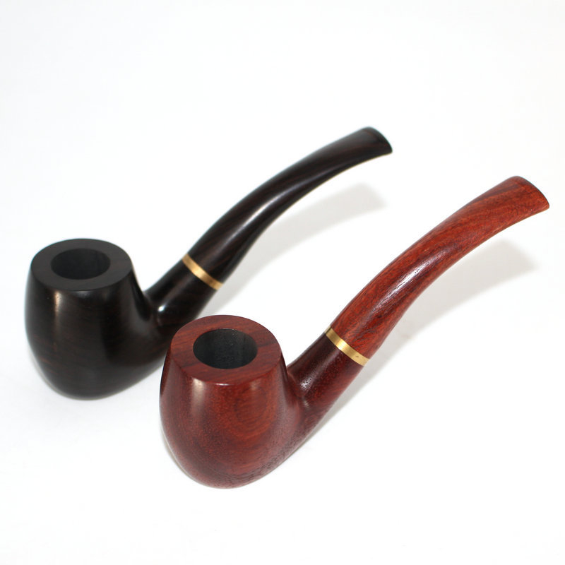 Pipă din lemn - lucrată manual, din lemn masiv, stil clasic cu filtru, personalizabilă