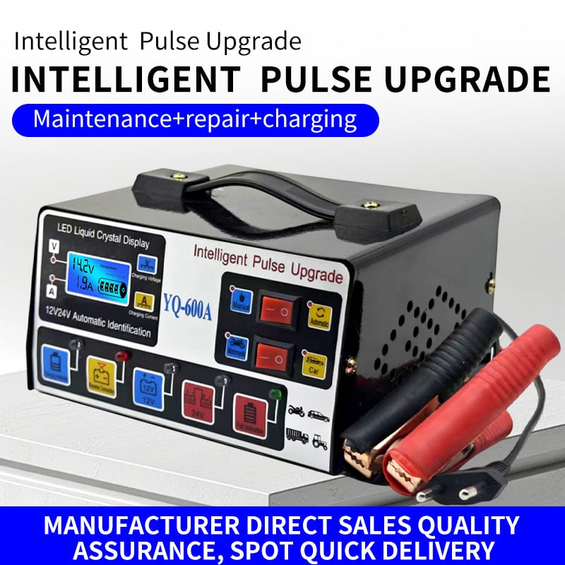 Punjač baterija za auto – Leaping Flag, ulaz 100–240V AC, izlaz DC 12–24V, za baterije