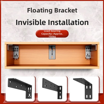 Βάση τοίχου για ράφι – τρίγωνος σκελετός από ανοξείδωτο ατσάλι, μοντέλο DSGXFJM, σύγχρονο μινιμαλιστικό στυλ, μάρκα Shouli