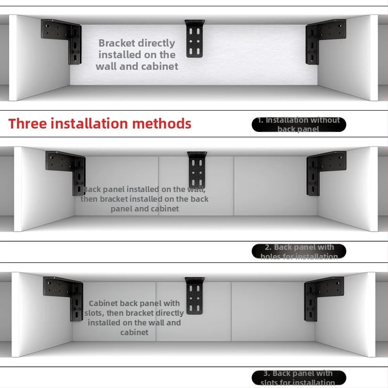 Βάση τοίχου για ράφι – τρίγωνος σκελετός από ανοξείδωτο ατσάλι, μοντέλο DSGXFJM, σύγχρονο μινιμαλιστικό στυλ, μάρκα Shouli
