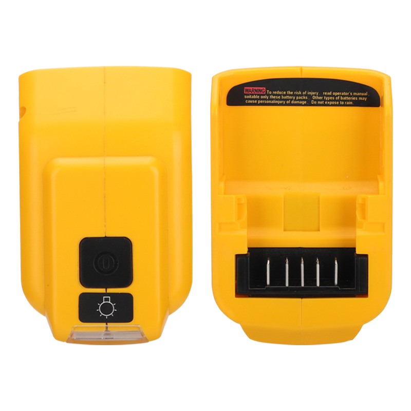 Quanta DW serija USB adapter za DeWalt 14.4–18V Li‑ion bateriju – DCB090, ulaz 5V 2.1A, izlaz 5V 2.1A