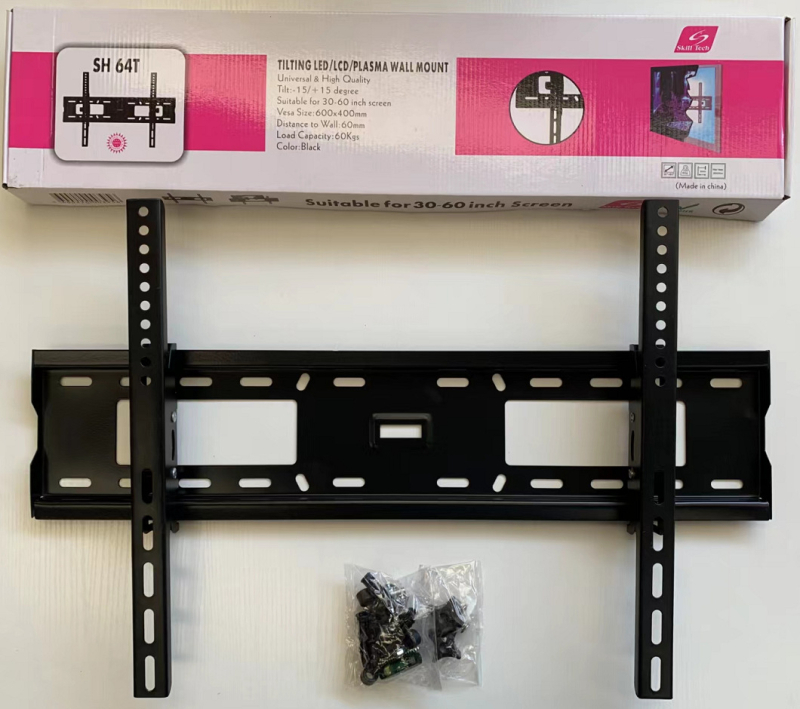 Fali tartó síkképernyős TV-hez – Bt64t, hidegen hengerelt lemez, 1 kg, New Sight Beauty