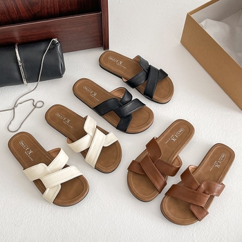 Ženske slip-on sandale za plažu – PU gornji dio, PU đon, brzo sušenje, prozračnost