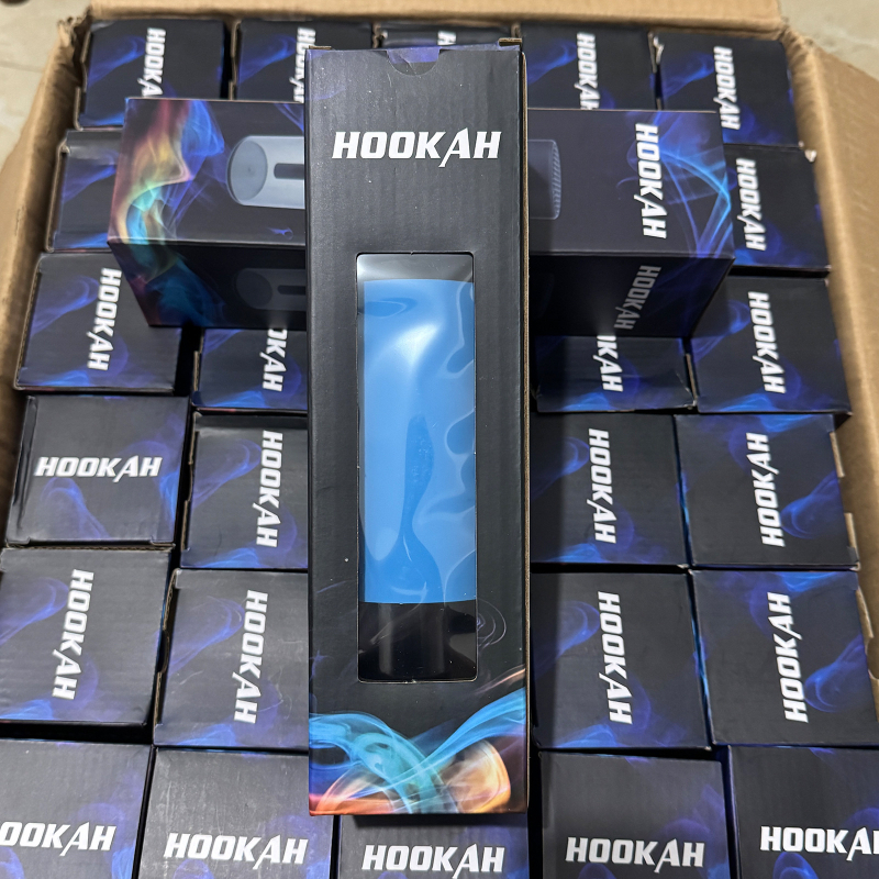 Plastični shisha bong s uklonjivim i lako čišćenjem dizajnom – prenosni za vanjsku uporabo, pogodan za dom i auto, mogućnost tiska logotipa