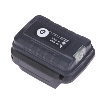 Makita lítiumakkumulátor-adapter munka lámpához és kettős USB hordozható töltő