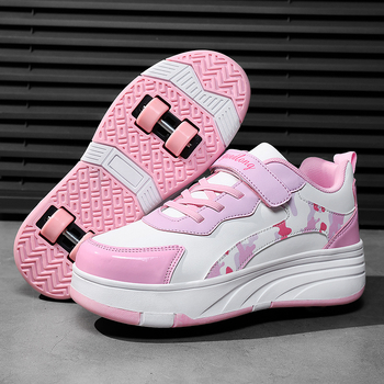 Heelys tenisice s dvostrukim redom kotačića, TPU kotači, pogodne za muškarce, žene i djecu