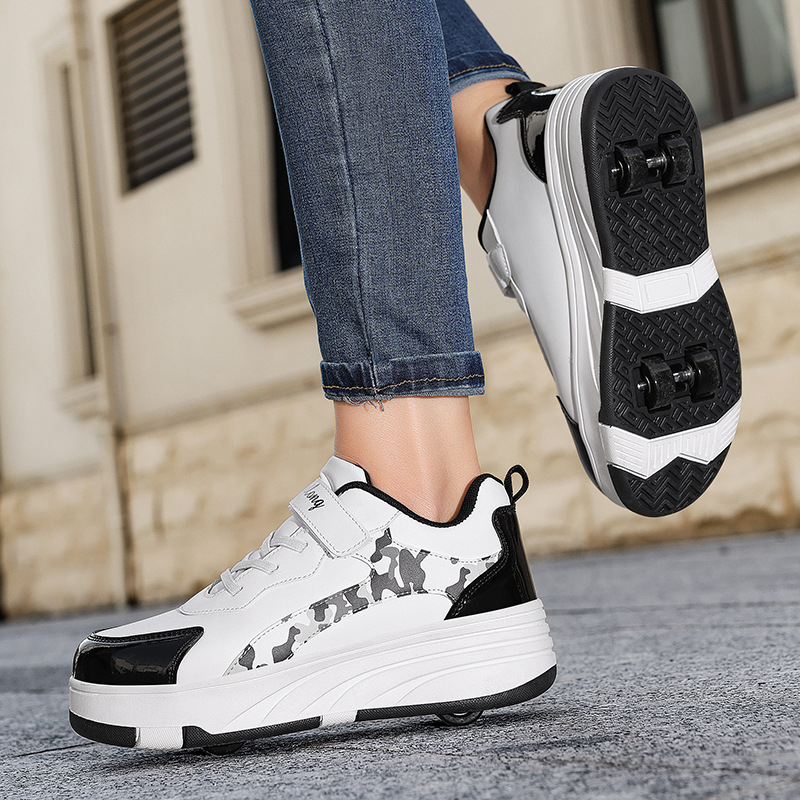 Heelys tenisice s dvostrukim redom kotačića, TPU kotači, pogodne za muškarce, žene i djecu