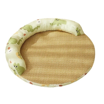 Свалящо се и изпираемо котешко гнездо-легло, четирисезонно охлаждащо, полиестерно влакно