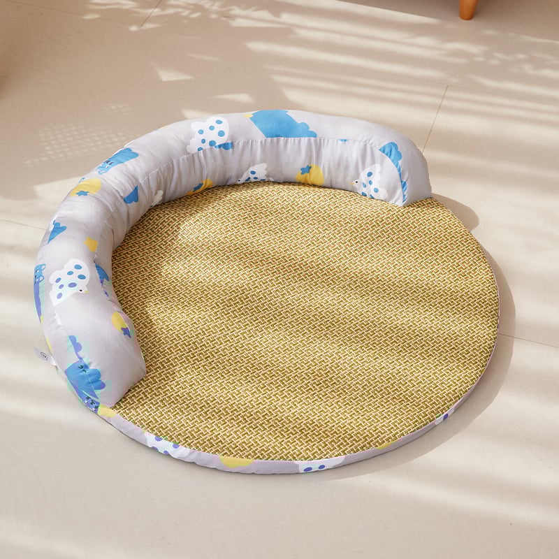 Свалящо се и изпираемо котешко гнездо-легло, четирисезонно охлаждащо, полиестерно влакно