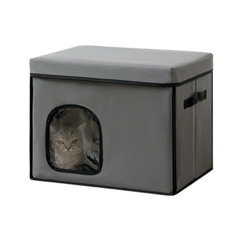 PETFIELD сгъваема външна котешка къща — Oxford плат, дебела PP дъска и PEVA, влагоустойчива