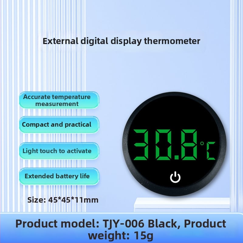 Elektronički termometar za vodu za akvarij i spremnik za kornjače, visokoprecizan digitalni prikaz, ABS kućište, podrijetlo Hebei Hengshui