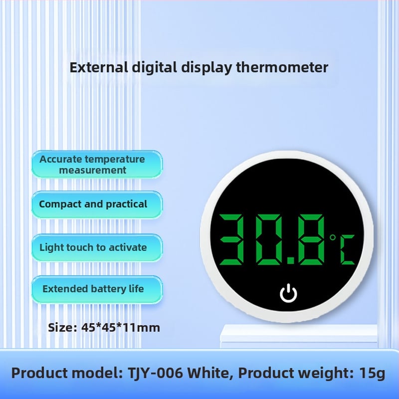 Elektronički termometar za vodu za akvarij i spremnik za kornjače, visokoprecizan digitalni prikaz, ABS kućište, podrijetlo Hebei Hengshui