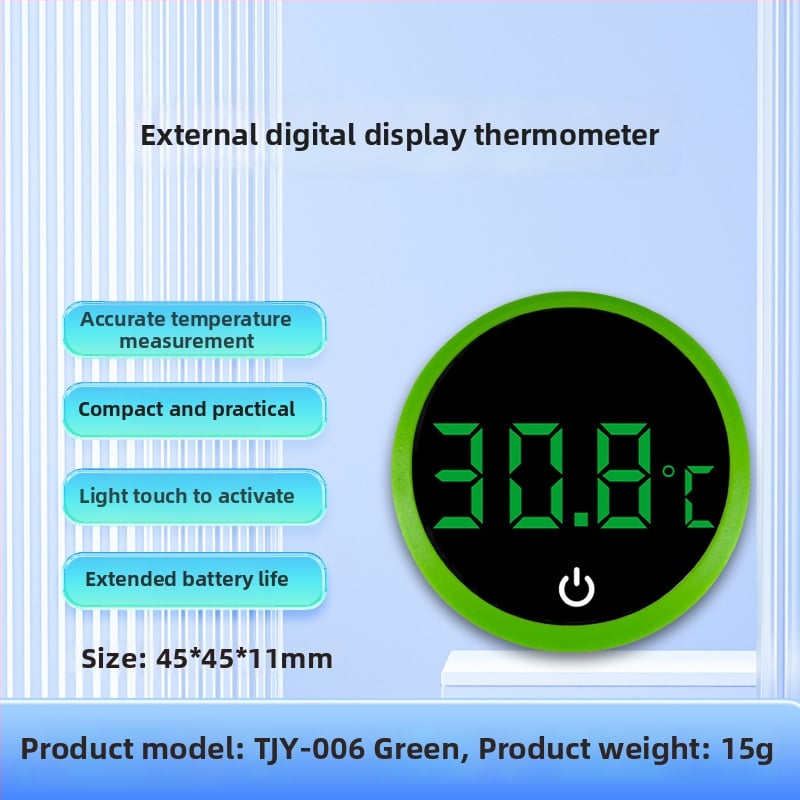 Elektronički termometar za vodu za akvarij i spremnik za kornjače, visokoprecizan digitalni prikaz, ABS kućište, podrijetlo Hebei Hengshui