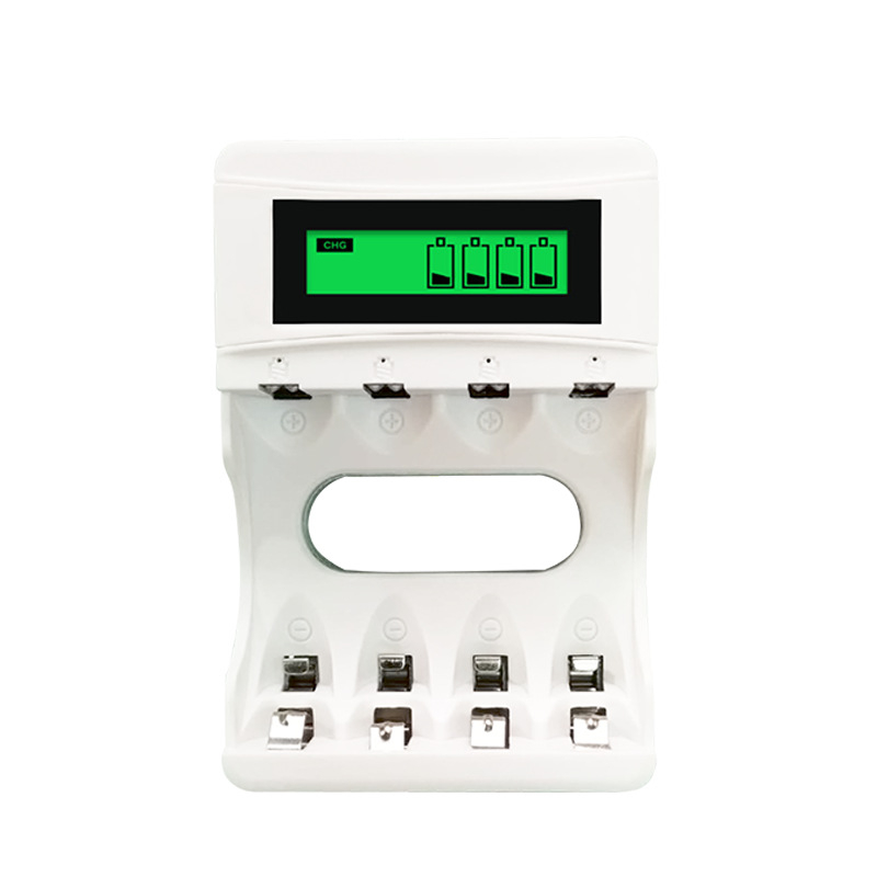 Ni-MH baterijski punjač s USB i LCD, 4 utora, inteligentno brzo punjenje, 1.2V