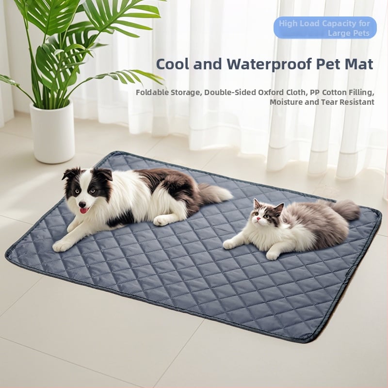 Охлаждаща подложка за котки, всесезонна, платнена, преносима и миеща се, произход Дзянсу