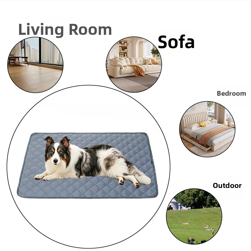 Охлаждаща подложка за котки, всесезонна, платнена, преносима и миеща се, произход Дзянсу